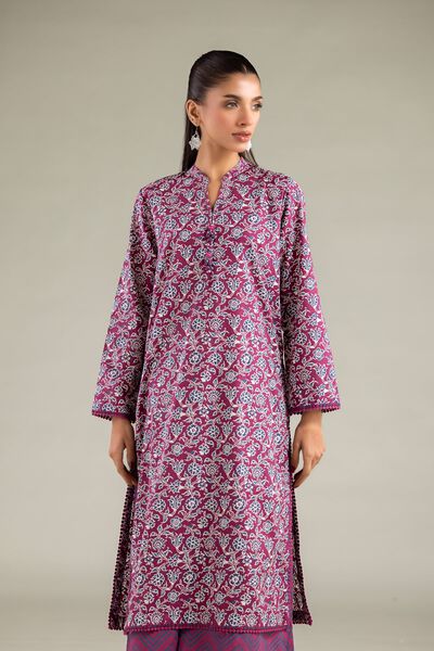 Printed | Cambric | Floral Longline Kurta | USD 30.00