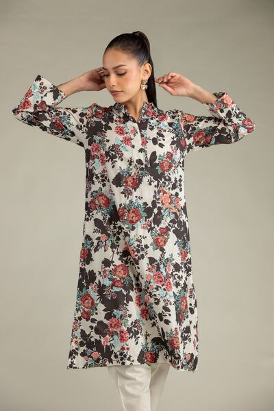 Printed | Cambric | Floral Cambric Kurta | USD 35.00