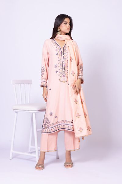 Embroidered | Raw Silk | Kurta | USD 18.00