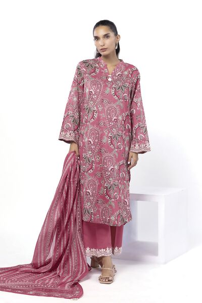 Embroidered | Lawn | Fabrics 3 Piece | USD 45.00