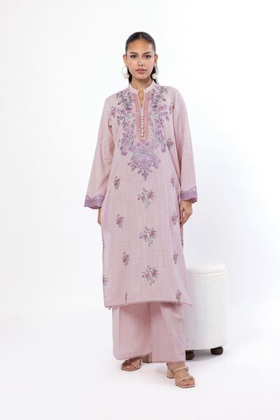 Embroidered | Crosshatch | Fabrics 2 Piece | Top and Bottom | USD 40.00