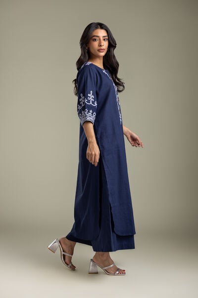 Embroidered | Heavy Textured Cotton | Pants | USD 30.00