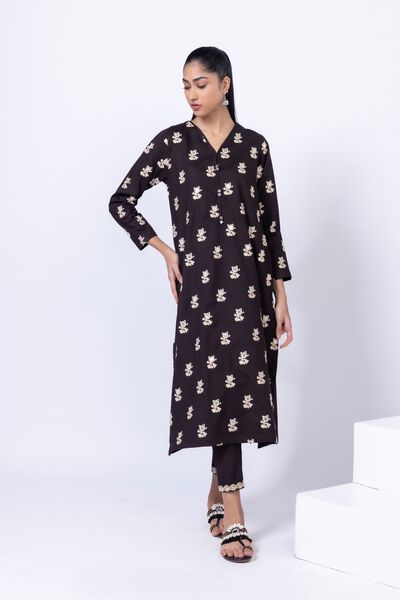 Embroidered | Crosshatch Poplin | Kurta | USD 20.00