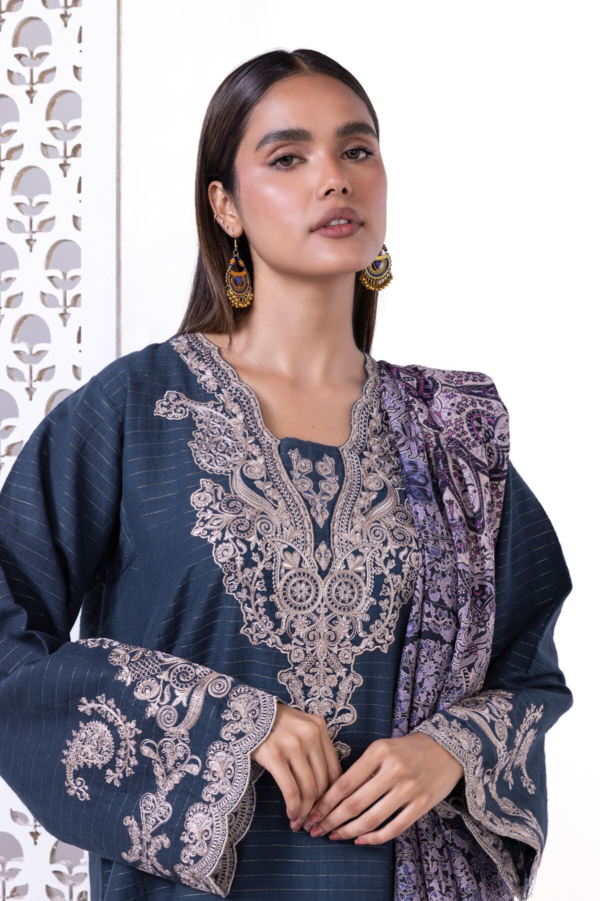 Buy Fabrics 3 Piece | 0.0 N/A | LKM07-VG_BLUE | Khaadi Global