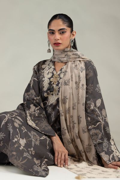 Embroidered | Cambric | Cambric Longline Kurta | USD 20.00
