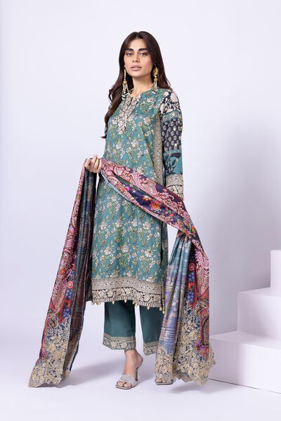 Embroidered | Russian Raw Silk | Pants | USD 9.00