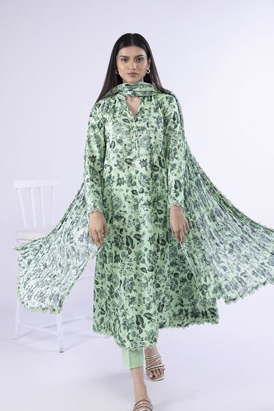 Printed | Voile | Dupatta | USD 20.00