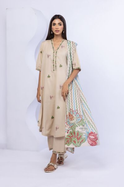 Embroidered | Cambric | Pants | USD 12.00