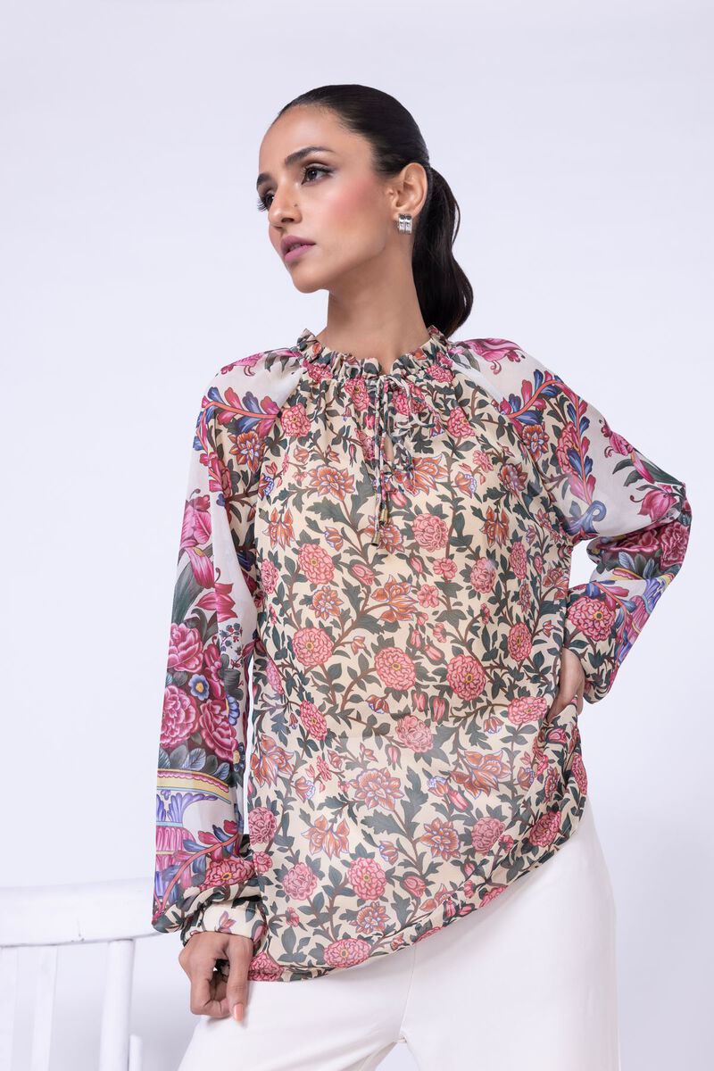 Printed | Georgette Chiffon | Blouse | null