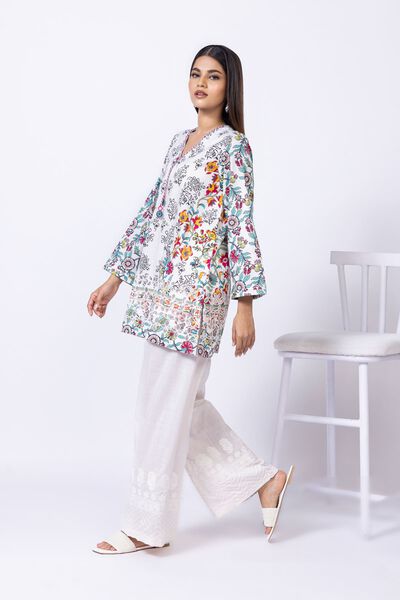 Embroidered | Crosshatch Poplin | Pants | USD 25.00