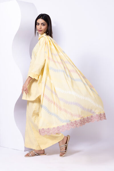 Embroidered | Slub lawn | Dupatta | USD 28.00