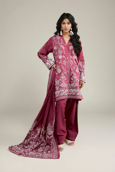 Embroidered | Lawn | Fabrics 3 Piece | USD 22.50