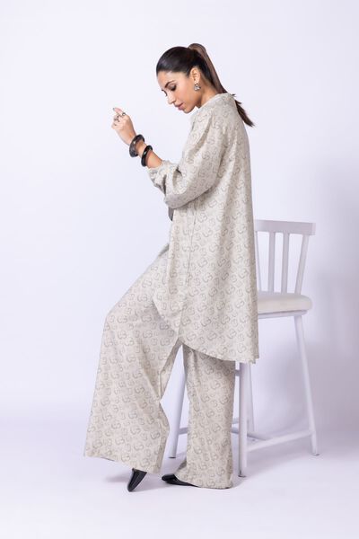 Printed | Dull Raw Silk | Trousers | USD 5.40