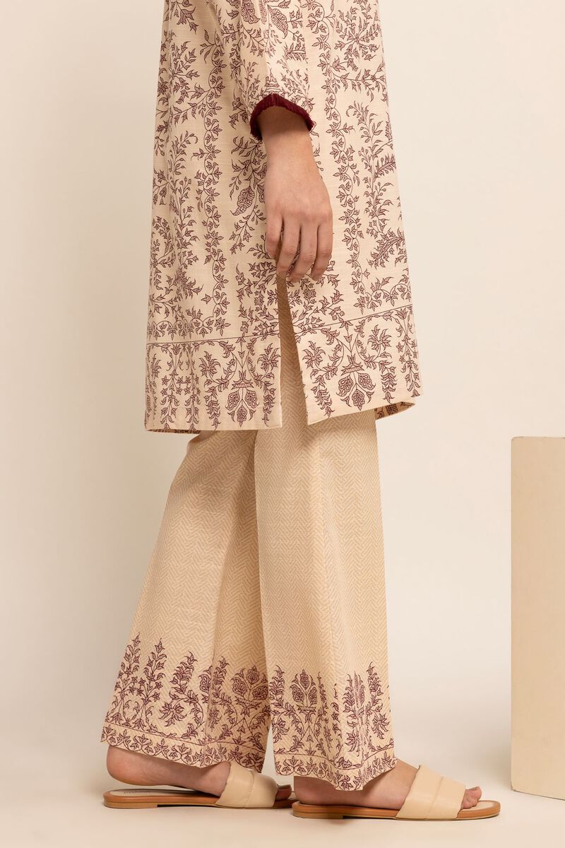 Printed | Khaddar | Pants | null