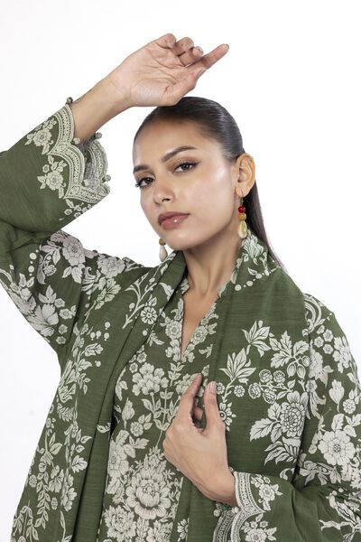 Printed |Light Khaddar | Fabrics 3 Piece | USD 35.00