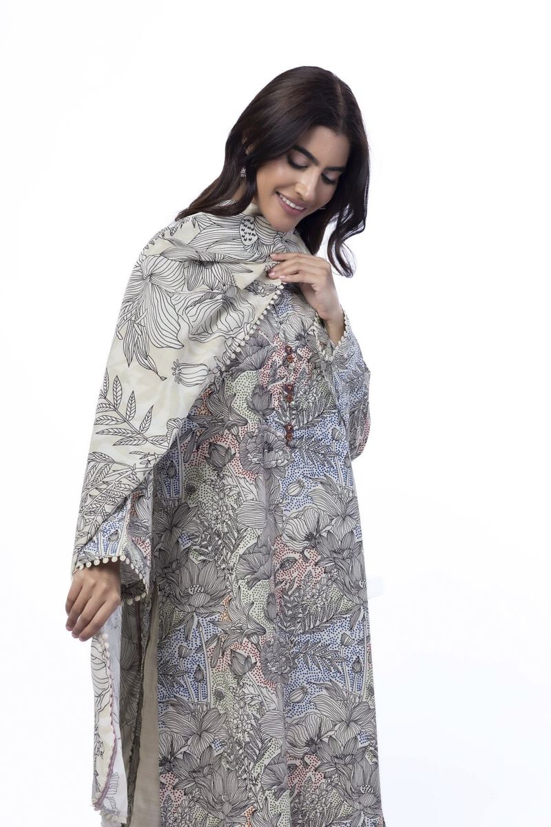 Printed | Light Khaddar | Fabrics 3 Piece | null