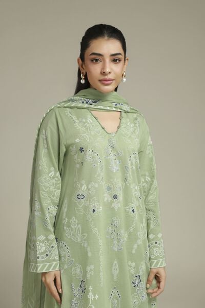 Printed | Cambric | Fabrics 3 Piece | USD 45.00