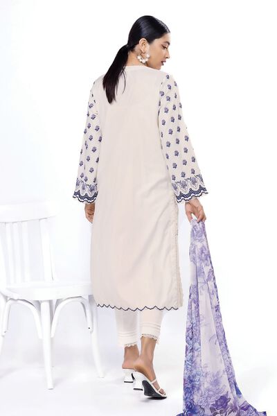 Embroidered | Dobby | Fabrics 3 Piece | USD 35.00