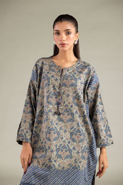 Printed | Cambric | Round-Neck Kurta | USD 30.00