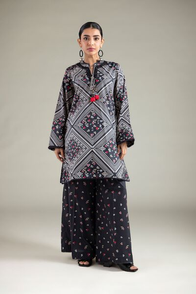 Embroidered | Cotton Viscose | Pants | USD 30.00