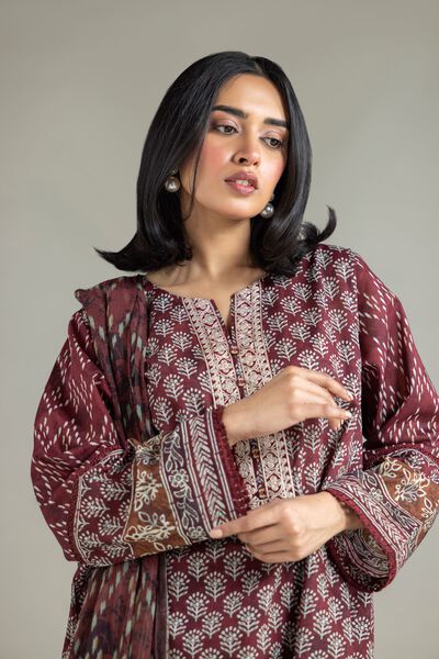 Embroidered | Lawn | Fabrics 3 Piece | USD 45.00