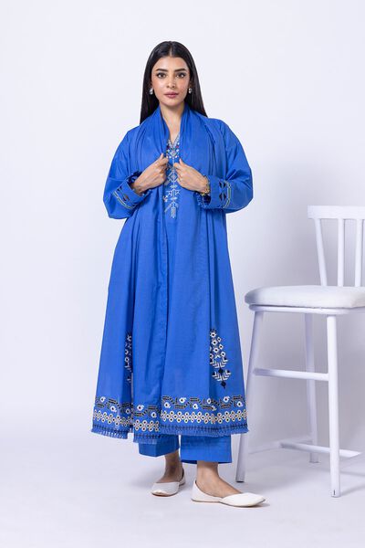 Embroidered | Slub Lawn | Dupatta | USD 7.50