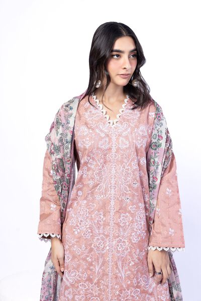 Embroidered | Broshia | Fabrics 3 Piece | USD 60.00