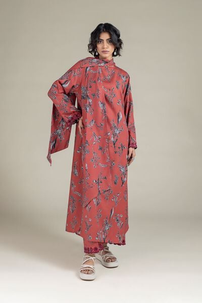 Embroidered | Raw Silk | Pants | USD 25.00