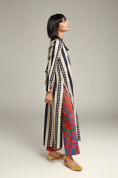 Embroidered | Cambric | Red Cambric Pants | USD 25.00