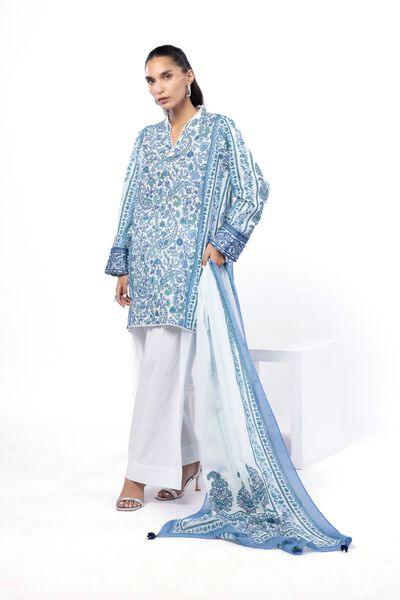 Embroidered | Lawn | Fabrics 3 Piece | USD 45.00