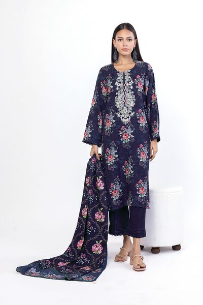Embroidered | Blended Khaddar | Fabrics 3 Piece | USD 45.00