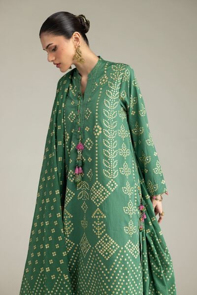 Embroidered | Cambric | Cambric 3-Piece Co-ord | USD 77.50