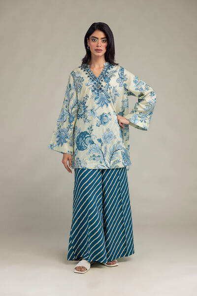Embroidered | Cambric | Printed Cambric Pants | USD 15.00