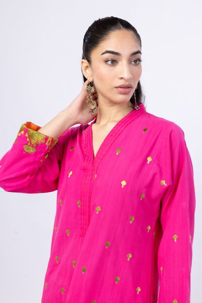 Embroidered | Handwoven Cotton | Kurta | USD 55.00