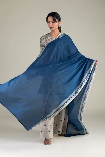 Lawn | Blue Lawn Dupatta | USD 30.00
