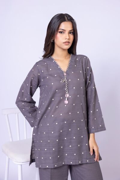 Embroidered | Textured Cotton | Kurta | USD 30.00