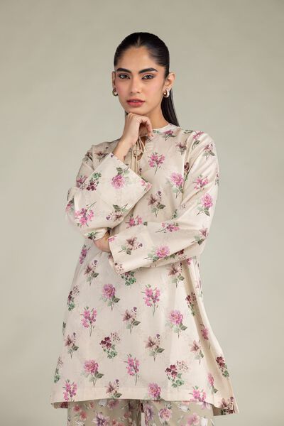 Printed | Cotton Viscose | Floral Short Kurta | USD 40.00