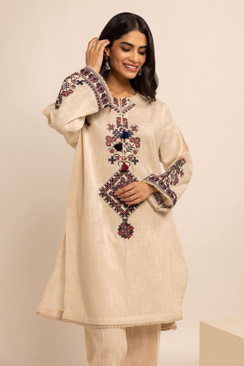 Crosshatch | Embroidered | Fabrics 2 Piece | Top Bottoms | null