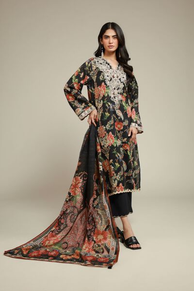 Embroidered | Mesuri | Fabrics 3 Piece | USD 45.00