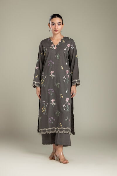 Embroidered | Light Khaddar | Fabrics 2 Piece | Top and Bottom | USD 45.00