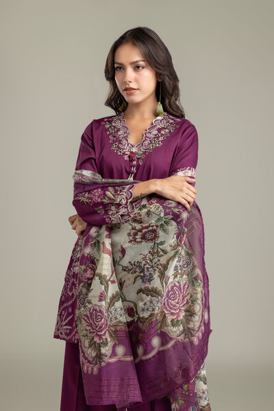 Embroidered | Polyester Silk | Dupatta | USD 30.00