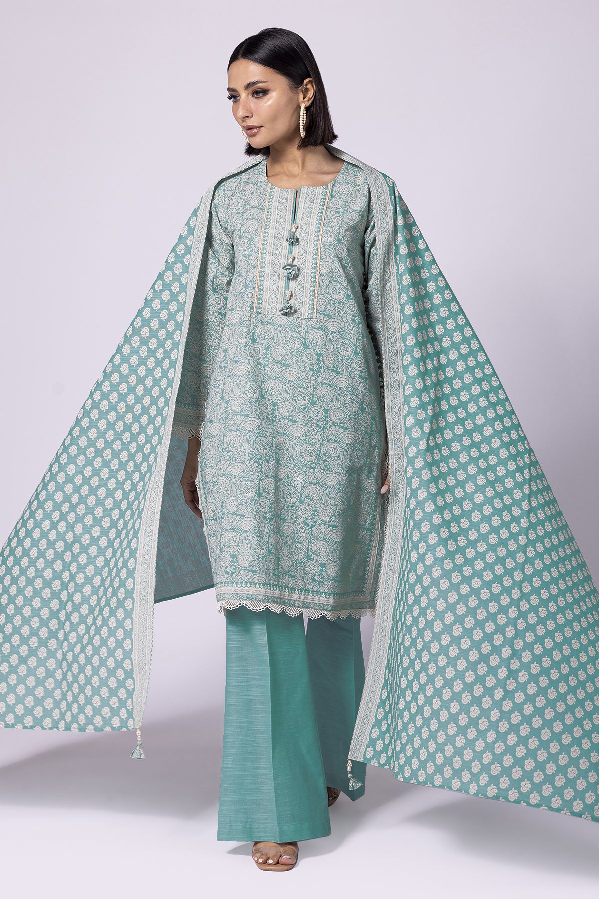 Buy Fabrics 3 Piece Suit | 14.40 USD | 1001740904 | Khaadi Global